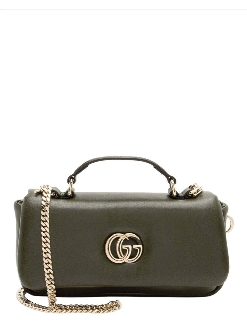 Gucci
Puffy Leather GG Milano Small Top Handle